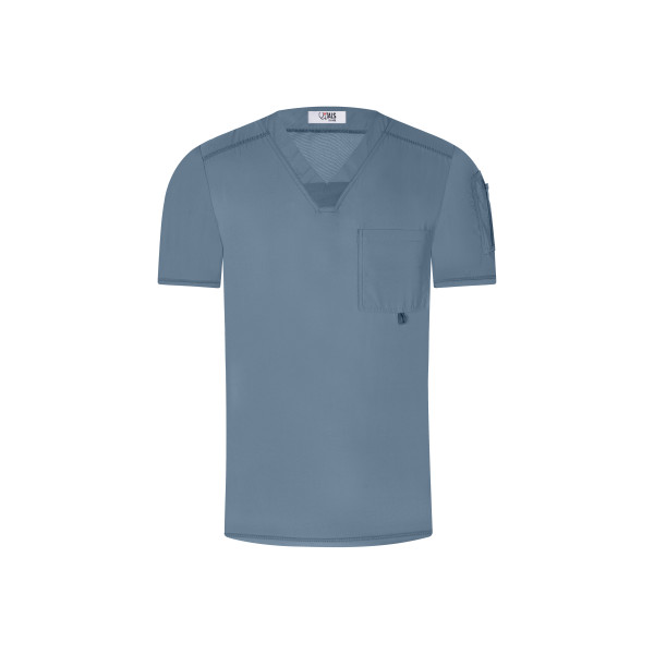Pressure Scrub Top - Steel blue / Azul acero